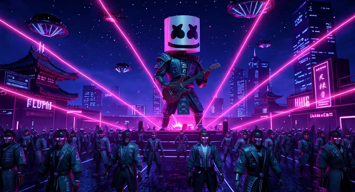 Open space concert concept art